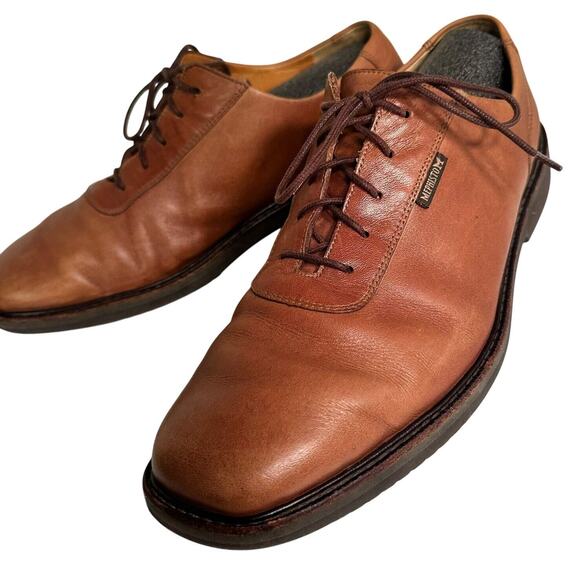 Mephisto Brown Leather Oxfords main image 6